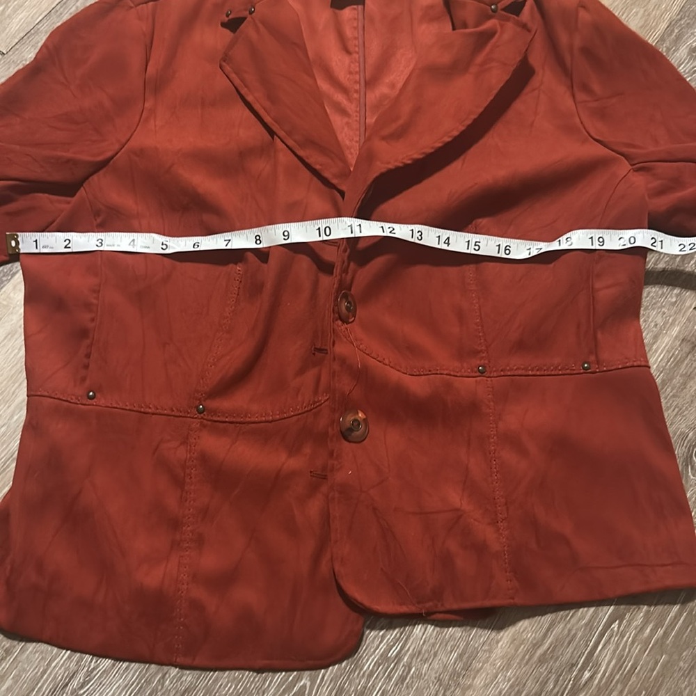Requirements Women's Rust Blazer - Picture 6 of 7